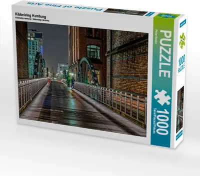 Produktbild von CALVENDO Puzzle Kibbelsteg Hamburg | 1000 Teile Lege-Größe 64x48cm Foto-Puzzle für glückliche Stunden