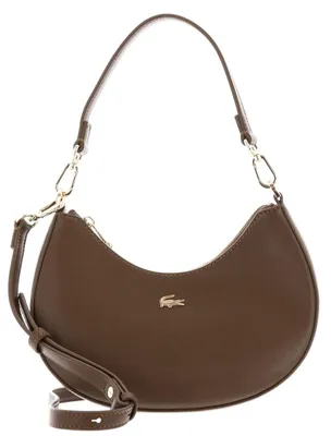 Image de LACOSTE sac à épaule sac à épaule bandoulière Moon Bag Mascara marron foncé
