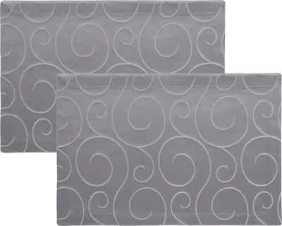 Produktbild von Erwin Müller Tischset 2er-Pack grau 35x50 cm
