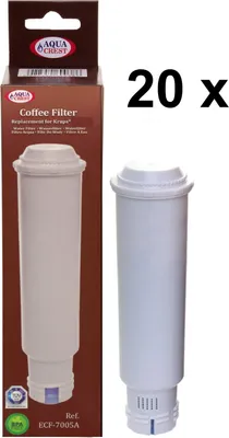A product shot of coffee filters and their packaging, with a quantity indicator.