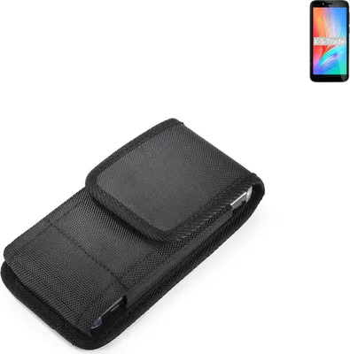 Produktbild von Holster Gürteltasche kompatibel mit Gigaset GS3 Holster Gürtel Tasche wasserabweisend Handy Hülle Schutz Hülle Outdoor schwarz K-S-Trade