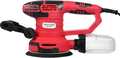 Obrázek produktu pro Lepmerk 3,5 A (450 W) náhodná orbitální bruska, 6 variabilních rychlostí, dvojitá rukojeť, náhodná orbitální bruska, 6 palců, 150 mm, elektrická bruska s 20 brusnými papíry, průhledný sběrač prachu, ideální elektrická bruska pro práci se dřevem