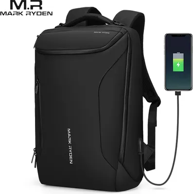 Produktbild von MARK RYDEN 33L Große Kapazität Laptop Rucksack mit USB für Männer Multifunktionsrucksack Diebstahlsicherung Tagesrucksack für Business