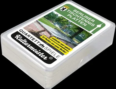 Produktbild von Berliner Tischtennisplatten Quartett Spiel