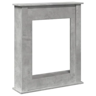 Obrázok produktu pre Obloženie krbu betónovosivé 75x20x87,5 cm kompozitné drevo