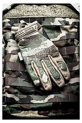 Produktbild von Woodland-Camo Handschuhe