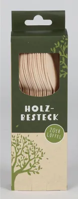 Produktbild von Holzlöffel 20er-Set – umweltfreundliches Einweg-Besteck aus Holz, plastikfrei, biologisch abbaubar und ideal für Partys, Picknick und Catering