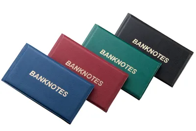 Produktbild von Sammleretui MC.Sammler Banknotenalbum Taschenalbum für 20 Banknoten schwarz