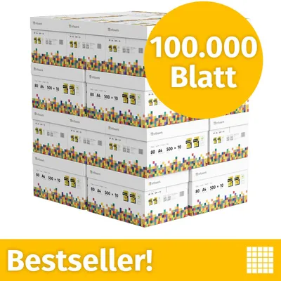 Immagine prodotto di Infowerk carta per stampanti Carta per copie 100000 fogli A4 80g Premium bianco PEFC