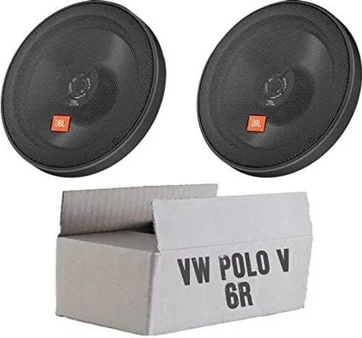 Produktbild von JBL STAGE2 624 | 2-Wege | 16,5cm Koax Lautsprecher - Einbauset passend für VW Polo 6R Front Heck - justSOUND