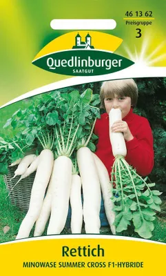 Produktbild von Rettich Minowase Summer Cross F1 | Rettichsamen von Quedlinburger