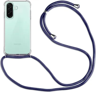Produktbild von Handykette für Samsung Galaxy A26 Handyhülle mit Band Case TPU Hülle mit Kordel in Blau