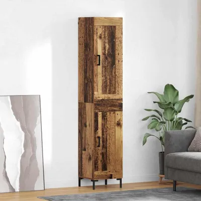 Produktbild von vidaXL Highboard Altholz 34,5 x 34 x 180 cm Holzwerkstoff
