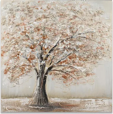 Produktbild von Wandbild Baum A 60x60cm quadratisch auf Leinwand Formano