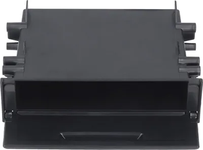 Produktbild von 1DIN Auto Radio Storage Box Multi Application ABS Schwarz Inner Organizer Ersatz für Mitsubishi