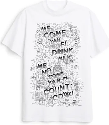 Produktbild von Weißes T-Shirt aus 100% Baumwolle