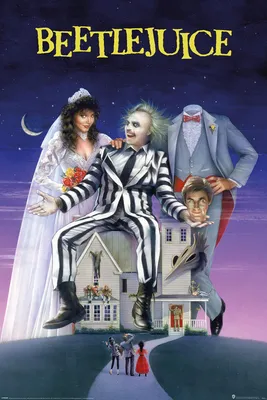 Obrázek produktu pro Beetlejuice - Nedávno - plakát k hororu - velikost 61x91,5 cm