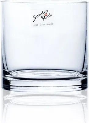 Produktbild von 6er Set Glasvasen CYLI COLD COLD CUT Zylinder H. 10cm D. 10cm Sandra Rich