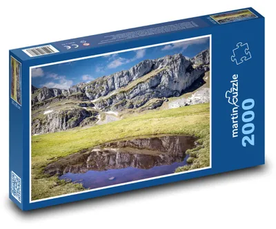 Zdjęcie produktu dla Puzzle 2000 Asturia - jezioro i góry - martinpuzzle