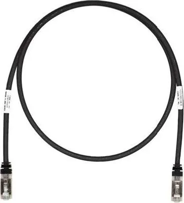 Produktbild von Panduit 1.5m RJ45 Cat6a S/FTP Netzwerkkabel Schwarz 1,5 m S/FTP (S-STP)