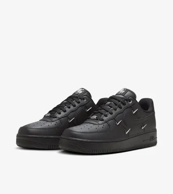 Produktbild von Nike Air Force 1 '07 LX "Black Silver Mini Swoosh" Schwarz, Größe: 41