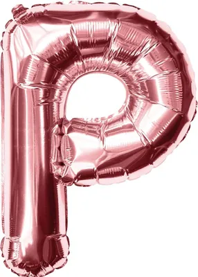 Produktbild von Oblique Unique Folien Luftballon Buchstabe P Geburtstag JGA Hochzeit Party Deko Ballon - roségold