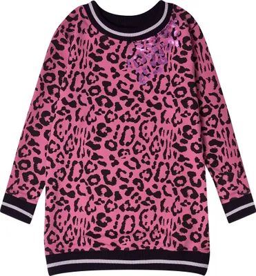 Produktbild von Mädchenkleider Leopard  - Rosa - 140