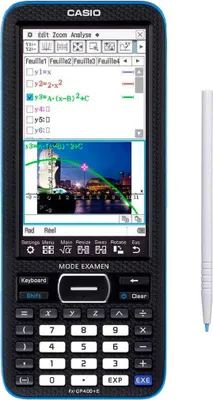 Produktbild von Casio ClassPad fx-CP400, Tasche, Grafikrechner, Akku, Schwarz