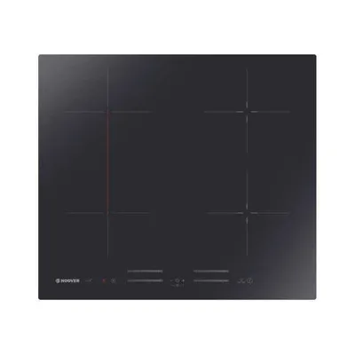 Produktbild von Hoover H-HOB 500 INDUCTION HTPSJ644MCWIFI, Schwarz, Integriert, 59 cm, Zonen-Induktionskochfeld, Glaskeramik, 4 Zone(n)