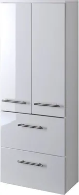 Produktbild von Held Parma Midischrank 50, Hochglanz-Weiß 2312096