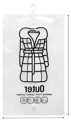 Obrázek produktu pro Vakuové úložné pytle – úspora místa, komprese oblečení – 130 x 67 cm