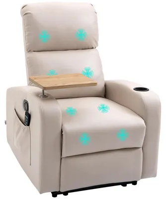 Produktbild von HOMCOM Relaxsessel Massagesessel Fernsehsessel mit Fernbedienung Massagefunktion