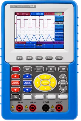 Produktbild von PeakTech P 1205 - 20 MHz / 2 CH Hand-Oszilloskop mit Digitalmultimeter
