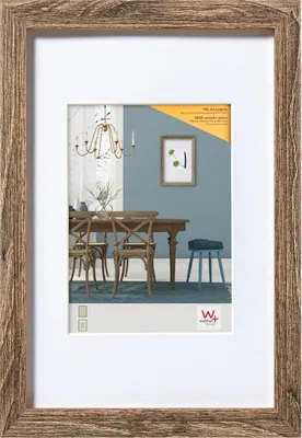 Produktbild von Walther, EFX080N, Fiorito Holzrahmen Kunstglas, 60x80 cm, nussbaum