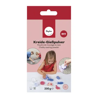 Produktbild von Formpulver zur Herstellung von Kreide 200 g - rote Farbe