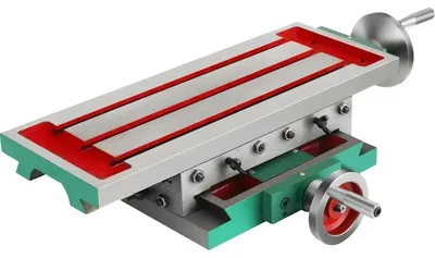 Productafbeelding van Bankschroef werktafel - 450x170 mm - 2-assig - Gietijzer - Boor- en freeswerk