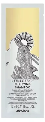 Immagine prodotto di Davines Naturaltech Purifying Shampoo, shampoo per il cuoio capelluto, 12 ml