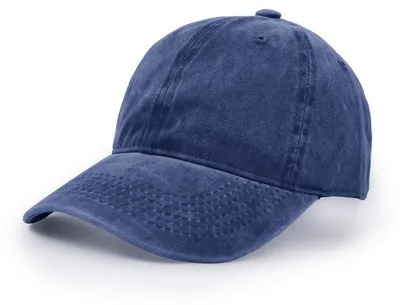 Productafbeelding van Baseballpet van katoen, verstelbaar, marineblauw, uni, outdoorzonnehoed