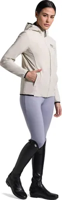 Produktbild von Rg Rider´s Gene Bonded Jacquard Hooded Softshell Damenjacke Beige M Damen Beige M