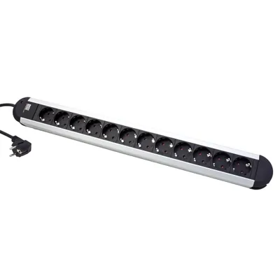 Obrázek produktu pro BACHMANN Zásuvková lišta PRIMO, 12x zásuvka DE, 2m (331.012) (19.07.1101)