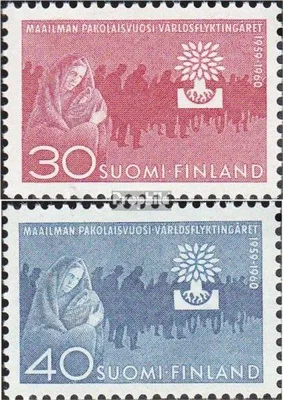 Produktbild von Briefmarken Finnland 1960 Mi 517-518 (kompl.Ausg.) postfrisch Weltflüchtlingsj.
