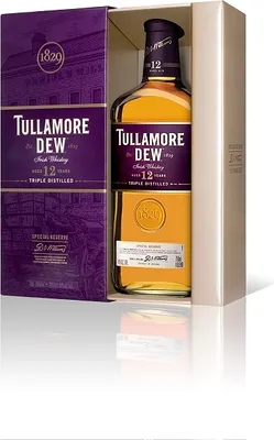 Produktbild von Tullamore Dew 12 Years Special Reserve Irish Whiskey Triple Distilled in Geschenkpackung | 40 % vol | 0,7 l