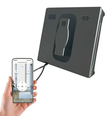 Produktbild von PuRuikai PRK-21B Fensterputzroboter, Doppel-Wassersprühfunktion, App-Steuerung, 100–240 V