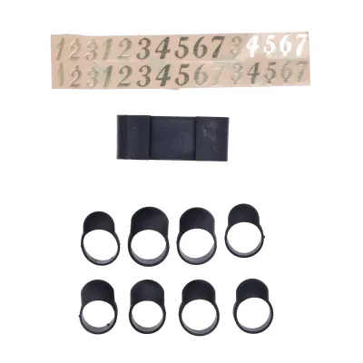 Zdjęcie produktu dla Drum Finger Sleeve,Silicone Drum Finger Sleeve,Drumstick Support,Ethereal Drum Finger Cots Set,Number Sticker,Ethereal Drum Accessories