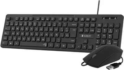 Produktbild von Subblim Combo Business Slim Tastatur und Maus CSSK01/ Schwarz