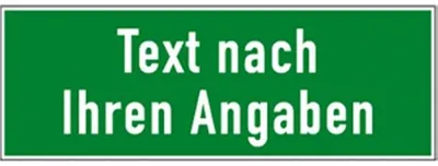 Produktbild von Dreifke® Aufkleber, Rettungszeichen - Text und/oder Symbol nach Ihren Angaben...