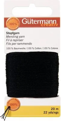 Produktbild von Gütermann Stopfgarn 20 m 100 % Baumwolle Farbe 6950 dunkelblau