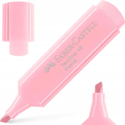 Produktbild von Faber-Castell Textmarker TL 46 Pastell blush, 1 Stück(e), Pink, 3 Jahr(e), Meißel, 1 mm, 5 mm