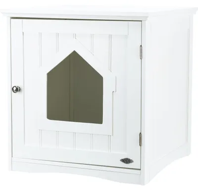 Produktbild von TRIXIE Katzenhaus - weiß - 49 × 51 × 51 cm