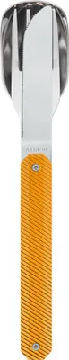 Imagen del producto de Akinod 12h34. Juego de cubiertos fijo (mango de aluminio), color naranja